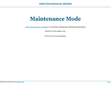 Tablet Screenshot of adultentertainmentadelaide.com
